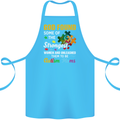 Religious Autism Mom Autistic Mum God ASD Cotton Apron 100% Organic Turquoise