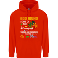 Religious Autism Mom Autistic Mum God ASD Mens 80% Cotton Hoodie Bright Red
