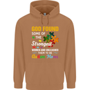 Religious Autism Mom Autistic Mum God ASD Mens 80% Cotton Hoodie Caramel Latte
