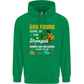 Religious Autism Mom Autistic Mum God ASD Mens 80% Cotton Hoodie Irish Green