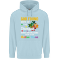 Religious Autism Mom Autistic Mum God ASD Mens 80% Cotton Hoodie Light Blue