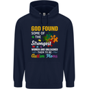 Religious Autism Mom Autistic Mum God ASD Mens 80% Cotton Hoodie Navy Blue