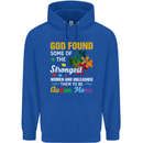 Religious Autism Mom Autistic Mum God ASD Mens 80% Cotton Hoodie Royal Blue