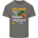Religious Autism Mom Autistic Mum God ASD Mens Cotton T-Shirt Tee Top Charcoal