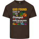 Religious Autism Mom Autistic Mum God ASD Mens Cotton T-Shirt Tee Top Dark Chocolate