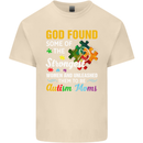 Religious Autism Mom Autistic Mum God ASD Mens Cotton T-Shirt Tee Top Natural
