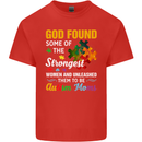 Religious Autism Mom Autistic Mum God ASD Mens Cotton T-Shirt Tee Top Red
