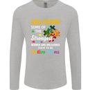 Religious Autism Mom Autistic Mum God ASD Mens Long Sleeve T-Shirt Sports Grey