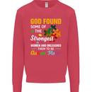 Religious Autism Mom Autistic Mum God ASD Mens Sweatshirt Jumper Heliconia