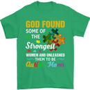 Religious Autism Mom Autistic Mum God ASD Mens T-Shirt Cotton Gildan Irish Green