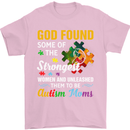 Religious Autism Mom Autistic Mum God ASD Mens T-Shirt Cotton Gildan Light Pink