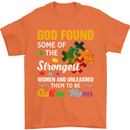 Religious Autism Mom Autistic Mum God ASD Mens T-Shirt Cotton Gildan Orange