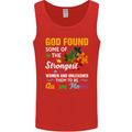 Religious Autism Mom Autistic Mum God ASD Mens Vest Tank Top Red
