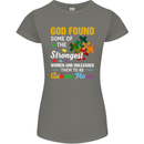 Religious Autism Mom Autistic Mum God ASD Womens Petite Cut T-Shirt Charcoal