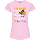 Religious Autism Mom Autistic Mum God ASD Womens Petite Cut T-Shirt Light Pink