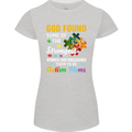 Religious Autism Mom Autistic Mum God ASD Womens Petite Cut T-Shirt Sports Grey