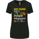 Religious Autism Mom Autistic Mum God ASD Womens Wider Cut T-Shirt Black