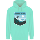 Republic of Cool Skiing Skier Ski Childrens Kids Hoodie Peppermint