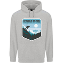 Republic of Cool Skiing Skier Ski Childrens Kids Hoodie Sports Grey
