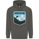 Republic of Cool Skiing Skier Ski Childrens Kids Hoodie Storm Grey