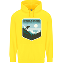 Republic of Cool Skiing Skier Ski Childrens Kids Hoodie Yellow