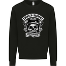 Respect Brotherhood Motorcycle Biker Bike Mens Sweatshirt Jumper Black