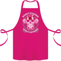 Respect Earned Motorbike Motorcycle Biker Cotton Apron 100% Organic Pink
