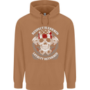 Respect Earned Motorbike Motorcycle Biker Mens 80% Cotton Hoodie Caramel Latte