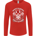 Respect Earned Motorbike Motorcycle Biker Mens Long Sleeve T-Shirt Red