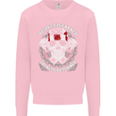 Respect Earned Motorbike Motorcycle Biker Mens Sweatshirt Jumper Light Pink