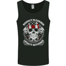 Respect Earned Motorbike Motorcycle Biker Mens Vest Tank Top Black