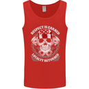 Respect Earned Motorbike Motorcycle Biker Mens Vest Tank Top Red