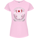 Respect Earned Motorbike Motorcycle Biker Womens Petite Cut T-Shirt Light Pink