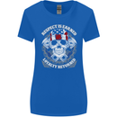 Respect Earned Motorbike Motorcycle Biker Womens Wider Cut T-Shirt Royal Blue