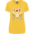 Respect Earned Motorbike Motorcycle Biker Womens Wider Cut T-Shirt Yellow