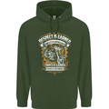 Respect Earned Motorcycle Motorbike Biker Childrens Kids Hoodie Forest Green