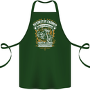 Respect Earned Motorcycle Motorbike Biker Cotton Apron 100% Organic Forest Green