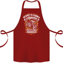 Respect Earned Motorcycle Motorbike Biker Cotton Apron 100% Organic Maroon