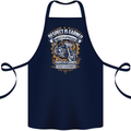 Respect Earned Motorcycle Motorbike Biker Cotton Apron 100% Organic Navy Blue