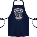 Respect Earned Motorcycle Motorbike Biker Cotton Apron 100% Organic Navy Blue