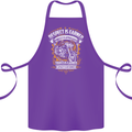 Respect Earned Motorcycle Motorbike Biker Cotton Apron 100% Organic Purple