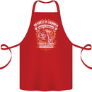 Respect Earned Motorcycle Motorbike Biker Cotton Apron 100% Organic Red