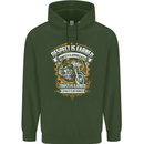 Respect Earned Motorcycle Motorbike Biker Mens 80% Cotton Hoodie Forest Green