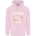 Respect Earned Motorcycle Motorbike Biker Mens 80% Cotton Hoodie Light Pink
