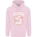Respect Earned Motorcycle Motorbike Biker Mens 80% Cotton Hoodie Light Pink