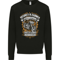 Respect Earned Motorcycle Motorbike Biker Mens Sweatshirt Jumper Black