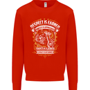 Respect Earned Motorcycle Motorbike Biker Mens Sweatshirt Jumper Bright Red