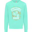 Respect Earned Motorcycle Motorbike Biker Mens Sweatshirt Jumper Peppermint