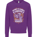 Respect Earned Motorcycle Motorbike Biker Mens Sweatshirt Jumper Purple