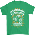 Respect Earned Motorcycle Motorbike Biker Mens T-Shirt Cotton Gildan Irish Green
